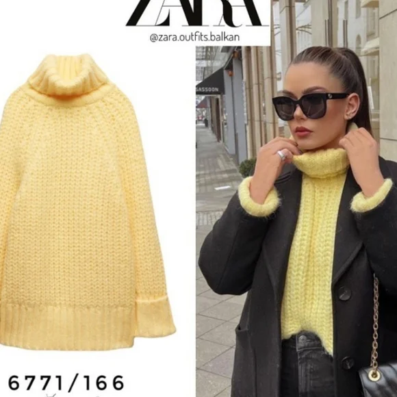 Zara Oversized knit sweater - Picture 16 of 16